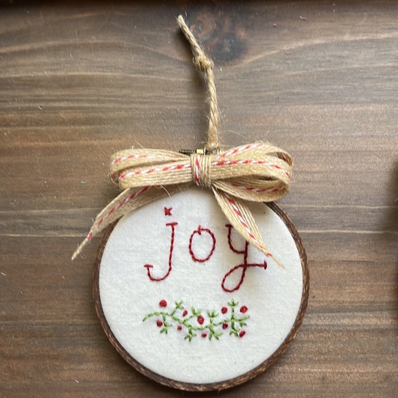 Handmade Embroidered Ornaments (3) - Picture 2 of 7
